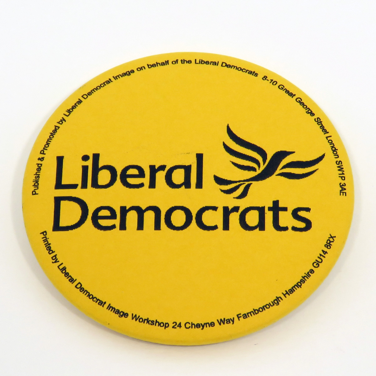 Liberal Democrats Badge Large | Lib Dem Image