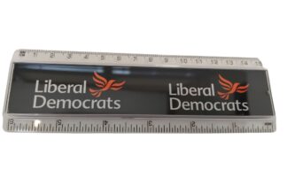 LDO 1711 6 Inch Black Ruler