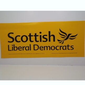 Scottish Yellow Mini Banner
