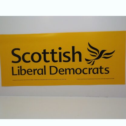 Scottish Yellow Mini Banner