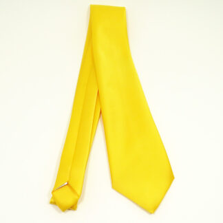 Gold Plain Tie