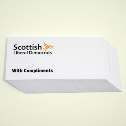 White Scottish Compliment Slip