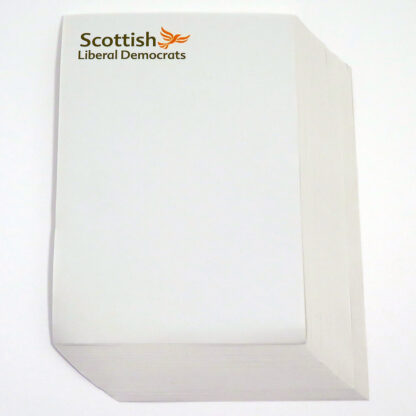 White Scottish Letterhead