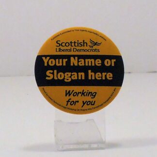 Personalised Scottish Lib-Dem Badge