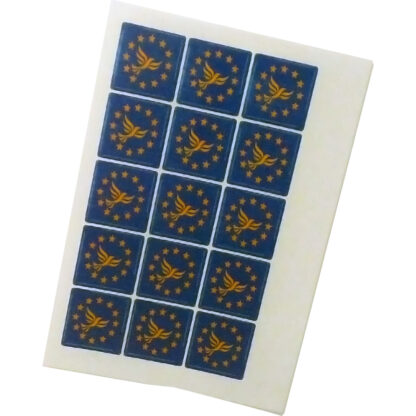 Euro sticker sheet Lib Dem bird Logo