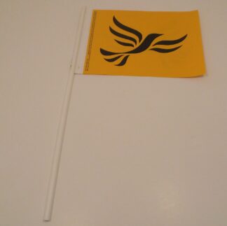 Paper Hand Waving Flag