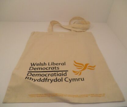 Welsh Bilingual Tote/Focus Bag with short handles