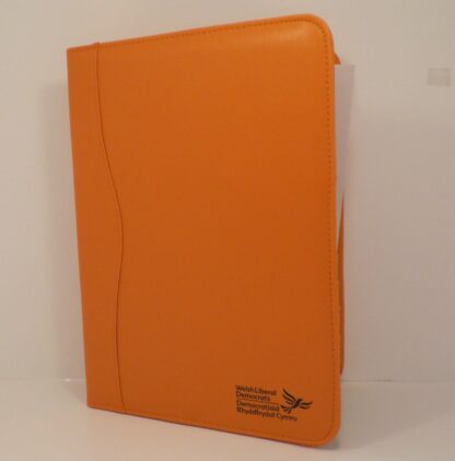 Welsh Orange Folder A4
