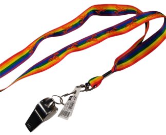 OTH 9969 Pride lanyard with whistle