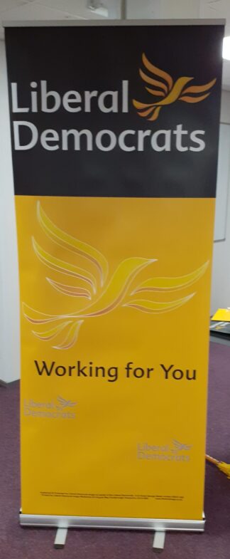 Lib Dem Roller Banner