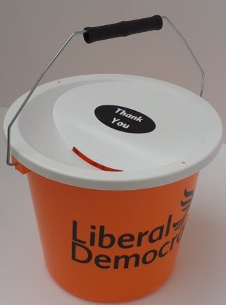 Fundraising Bucket for collecting Donations