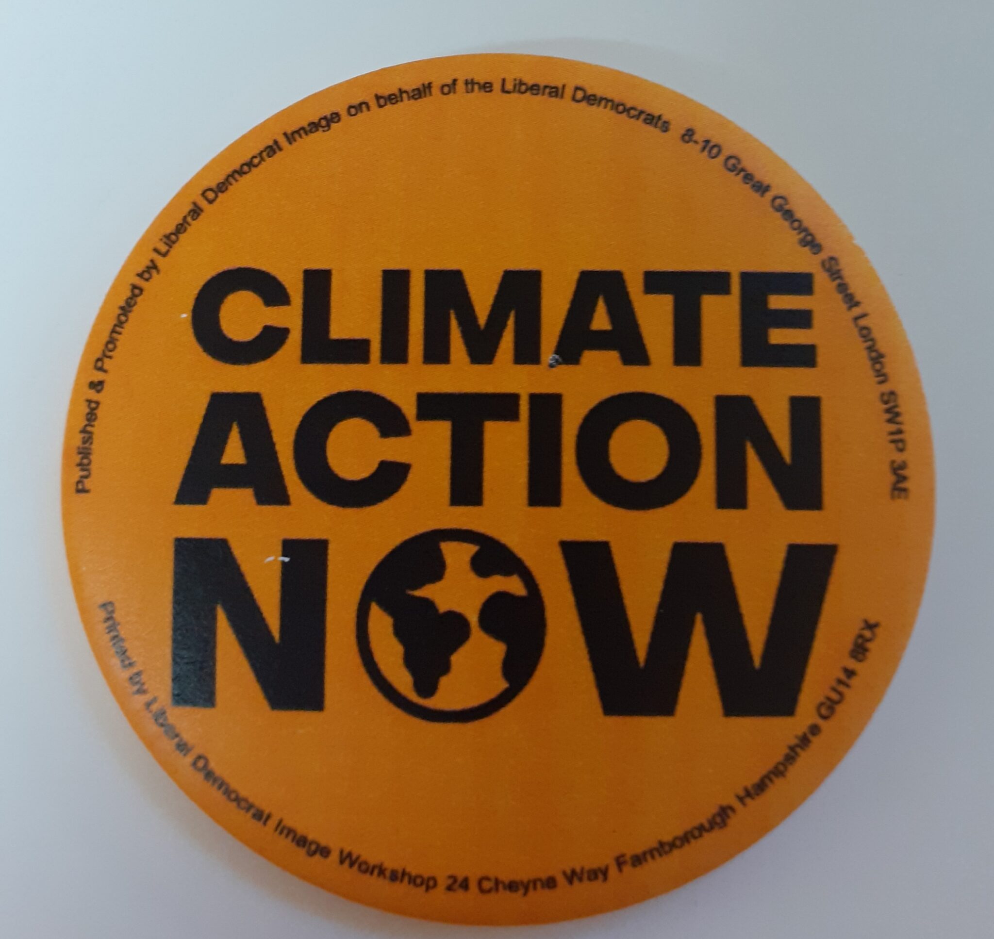 Climate Action Now Gold | Lib Dem Image