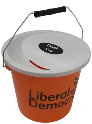 Fundraising Bucket for collecting Donations