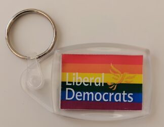 Pride Rainbow Keyring