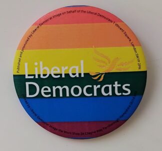 Pride Rainbow Large Badge