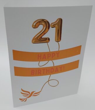 21st Birthday Card