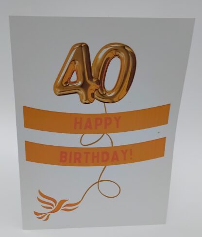 40th Birthday Card