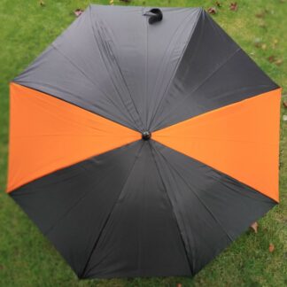 Black and Orange Golf Umbrella