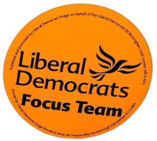 Focus Team Badge Large Orange