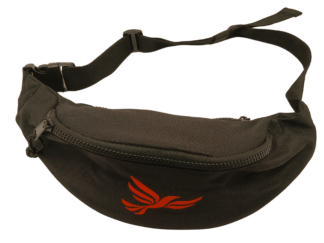 Waist Bag Black Orange