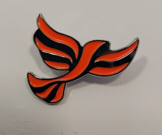 Lib Dem Brooch Orange