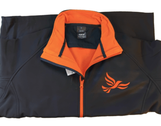 Black jacket Orange Bird