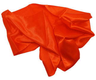 Orange Cool Scarf Satin